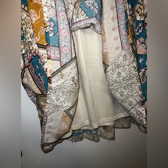 Andrée By Unit Floral Dress Size 1X Mid-sleeve - Picture 4 of 8